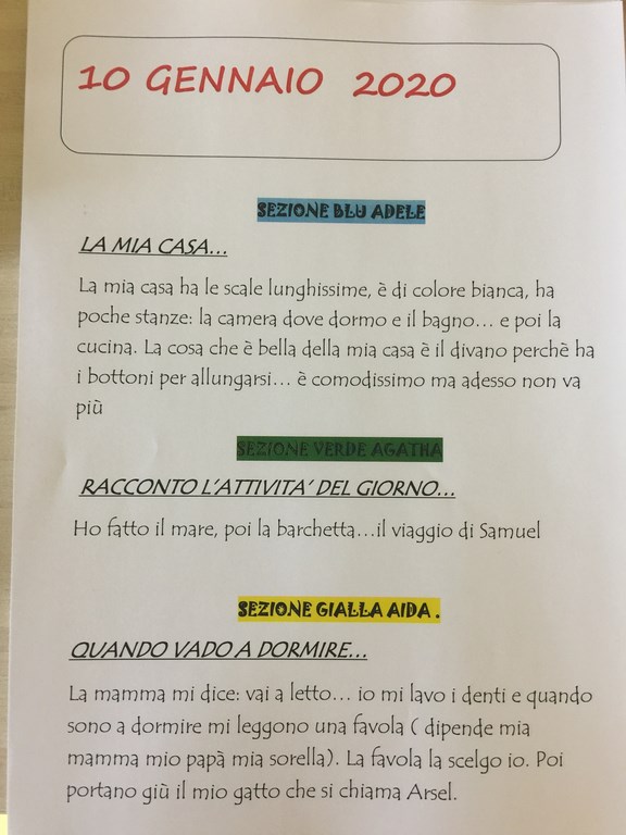 10 GENNAIO