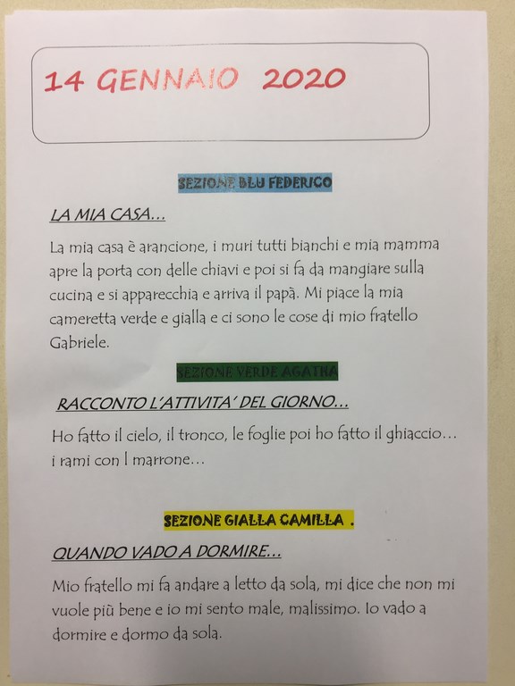 14 GENNAIO