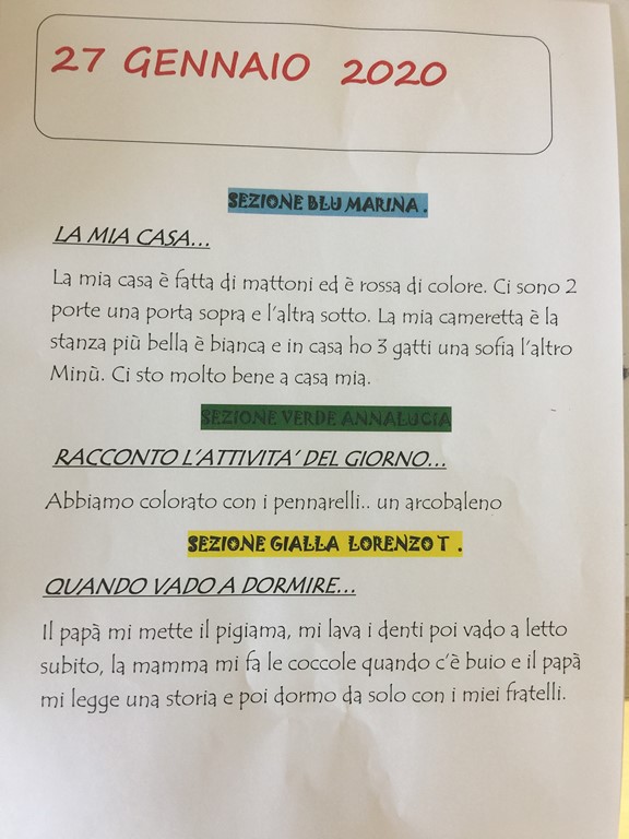 27 GENNAIO