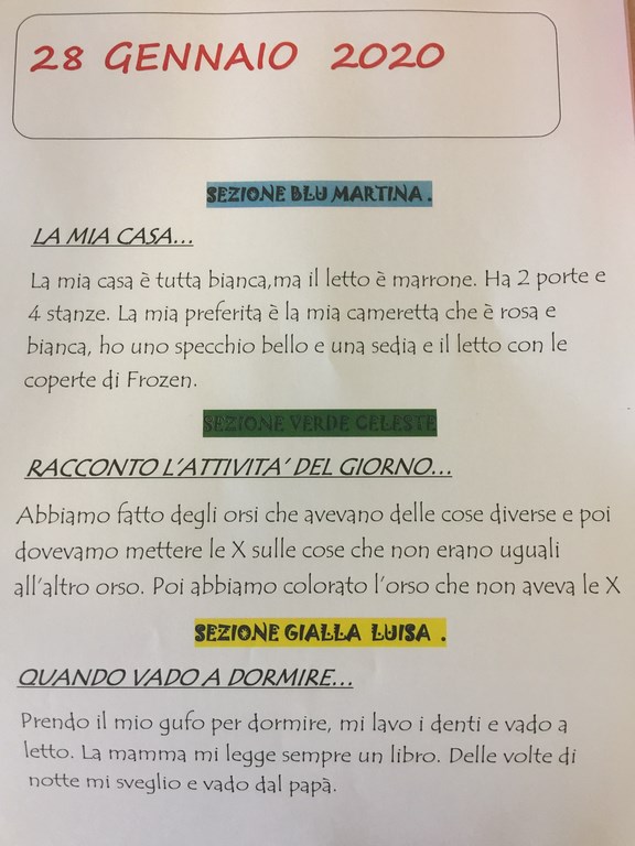 28 GENNAIO